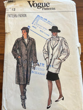 Load image into Gallery viewer, Vintage Vogue #8441 Coat Pattern Size 12
