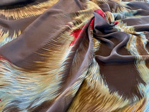 Northern Lights  100% Silk Georgette     1/4 Metre Price