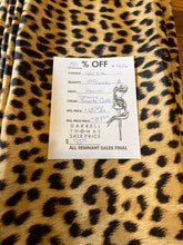 Load image into Gallery viewer, #1406 Designer Exclusive Leopard 100% Silk  100% Silk Remnant