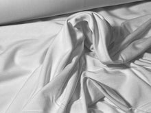 Load image into Gallery viewer, White 95% Bamboo 5% Spandex Knit.    1/4 Meter Price
