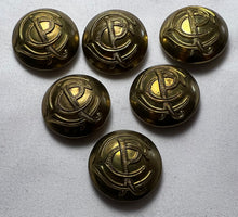 Load image into Gallery viewer, Genuine Vintage Canadian Postal Corps 25mm - 1911-1961 Brass Military uniform Buttons