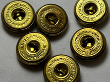 Load image into Gallery viewer, Genuine Vintage Canadian Postal Corps 25mm - 1911-1961 Brass Military uniform Buttons