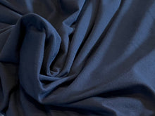 Load image into Gallery viewer, Navy Blue 92% Bamboo 8% Spandex Knit.    1/4 Meter Price