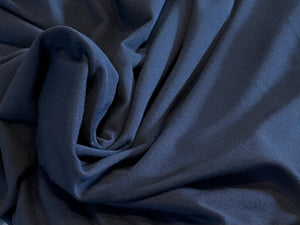 Navy Blue 92% Bamboo 8% Spandex Knit.    1/4 Meter Price