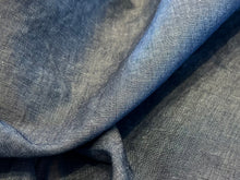 Load image into Gallery viewer, Exclusive Denim Look 100% Lightweight Linen.   1/4 Metre Price
