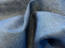 Load image into Gallery viewer, Exclusive Denim Look 100% Lightweight Linen.   1/4 Metre Price