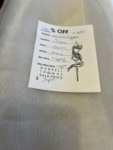 Load image into Gallery viewer, #1680 White 100% Silk Organza Remnant