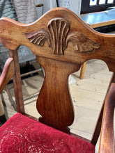 Load image into Gallery viewer, Antique restored armchair  - Floor Model custom reupholstered