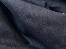 Load image into Gallery viewer, #1689 Italian Navy Blue  100% Cotton Denim Remnant