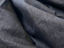 Load image into Gallery viewer, #1689 Italian Navy Blue  100% Cotton Denim Remnant