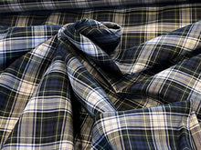Load image into Gallery viewer, Clan Baird Tartan Plaid Italian 100% Cotton Shirting    1/4 Meter Price