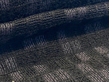 Load image into Gallery viewer, #1419 Exclusive Designer Black Couture Tweed 77% Cotton 13% Silk 7% Viscose fibre 3% Polyamide Remnant