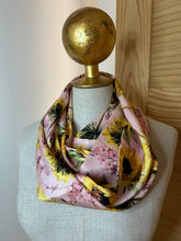 Load image into Gallery viewer, Italian Sunflowers 100% Silk Scarf