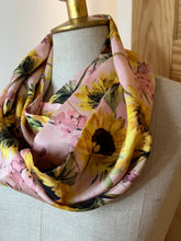 Load image into Gallery viewer, Italian Sunflowers 100% Silk Scarf