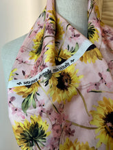 Load image into Gallery viewer, Italian Sunflowers 100% Silk Scarf