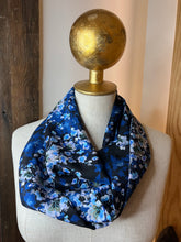 Load image into Gallery viewer, Summer Floral 100% Silk Georgette Infinity Scarf