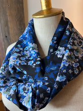 Load image into Gallery viewer, Summer Floral 100% Silk Georgette Infinity Scarf