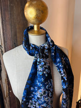 Load image into Gallery viewer, Summer Floral 100% Silk Georgette  Scarf