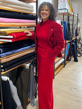 Load image into Gallery viewer, Canadian Red 100% Wool Double Crepe   1/4 Meter Price
