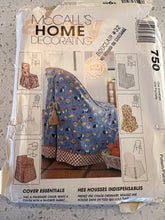 Load image into Gallery viewer, McCall's Sewing Pattern #750 Slipcover pattern for chairs