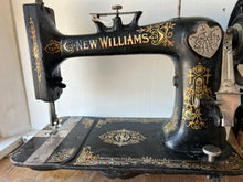 Load image into Gallery viewer, Vintage New Williams sewing machine -  CIRCA 1901