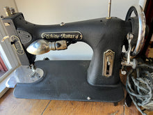Load image into Gallery viewer, Vintage White Rotary sewing machine -  CIRCA 1915
