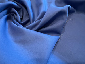 #1112  Bright Royal 100% Wool Gabardine Remnant  Super 110's