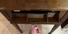 Load image into Gallery viewer, Vintage Singer sewing machine in cabinet - Circa 1928