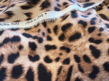 Load image into Gallery viewer, Exclusive Luxe Leopard 95% Silk 5% Elastane    1/4 Metre Price