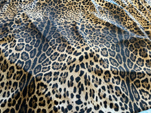 Load image into Gallery viewer, Exclusive Snow Leopard 100% Silk Crepe de Chine    1/4 Metre Price