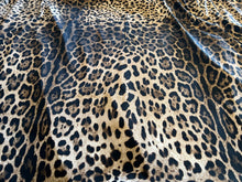 Load image into Gallery viewer, Exclusive Wild Brown Leopard 100% Silk Crepe de Chine    1/4 Metre Price