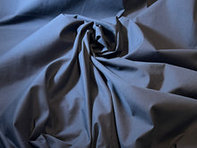 Load image into Gallery viewer, #1610 Designer Navy Blue 97% Cotton 3% Elastane Gabardine Water Resistant Remnant