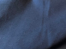 Load image into Gallery viewer, #1610 Designer Navy Blue 97% Cotton 3% Elastane Gabardine Water Resistant Remnant