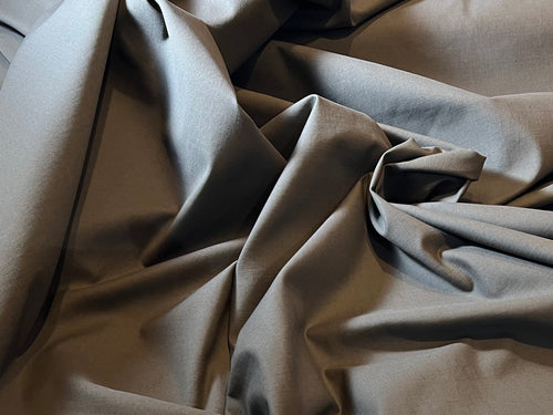 #1581 Designer Slate 97% Cotton 3% Elastane Gabardine Water Resistant Remnant