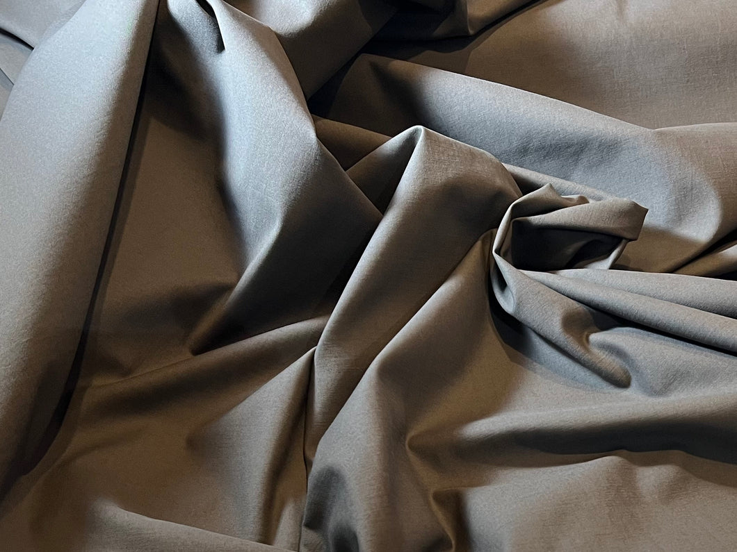 #1581 Designer Slate 97% Cotton 3% Elastane Gabardine Water Resistant Remnant