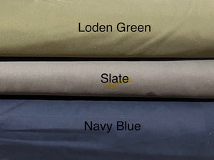 #1581 Designer Slate 97% Cotton 3% Elastane Gabardine Water Resistant Remnant