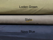 Load image into Gallery viewer, #1609 Designer Loden Green 97% Cotton 3% Elastane Gabardine Water Resistant Remnant