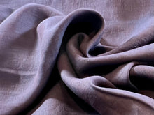 Load image into Gallery viewer, Designer Cyber Purple 100% Linen     1/4 Meter Price