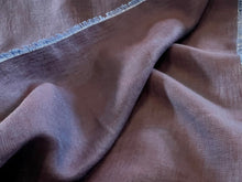 Load image into Gallery viewer, Designer Cyber Purple 100% Linen     1/4 Meter Price