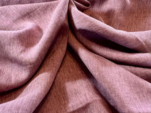 Load image into Gallery viewer, Designer Thistle Pink 100% Linen     1/4 Meter Price
