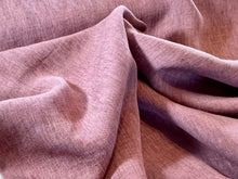 Load image into Gallery viewer, Designer Thistle Pink 100% Linen     1/4 Meter Price