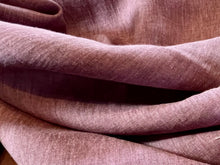 Load image into Gallery viewer, Designer Thistle Pink 100% Linen     1/4 Meter Price