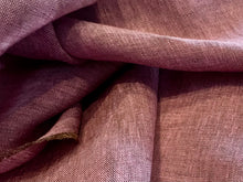 Load image into Gallery viewer, Designer Thistle Pink 100% Linen     1/4 Meter Price