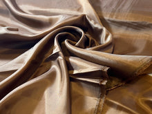 Load image into Gallery viewer, Designer Tobacco Gold 100% Bemberg Lining.    1/4 Metre Price