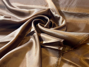 Designer Tobacco Gold 100% Bemberg Lining.    1/4 Metre Price