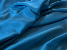 Load image into Gallery viewer, Teal Blue 100% Silk Crepe de Chine    1/4 Metre Price