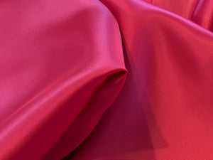 Designer Intense Pink 100% Bemberg Lining.    1/4 Metre Price