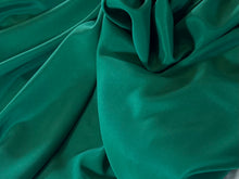 Load image into Gallery viewer, Emerald Green  93% Silk 7% Elastane Crepe de Chine    1/4 Metre Price