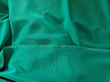 Load image into Gallery viewer, Emerald Green  93% Silk 7% Elastane Crepe de Chine    1/4 Metre Price