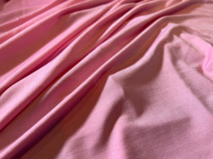 Bubblegum Pink  92% Polyester 8% Spandex Knit.   1/4 Metre Price